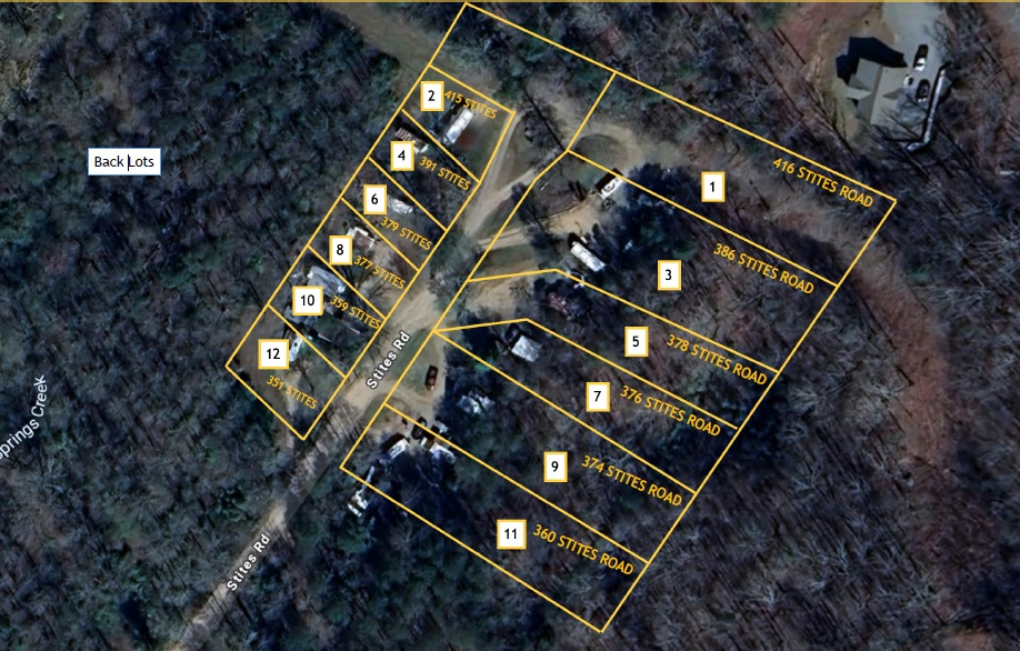 Mineral Springs RV back lots