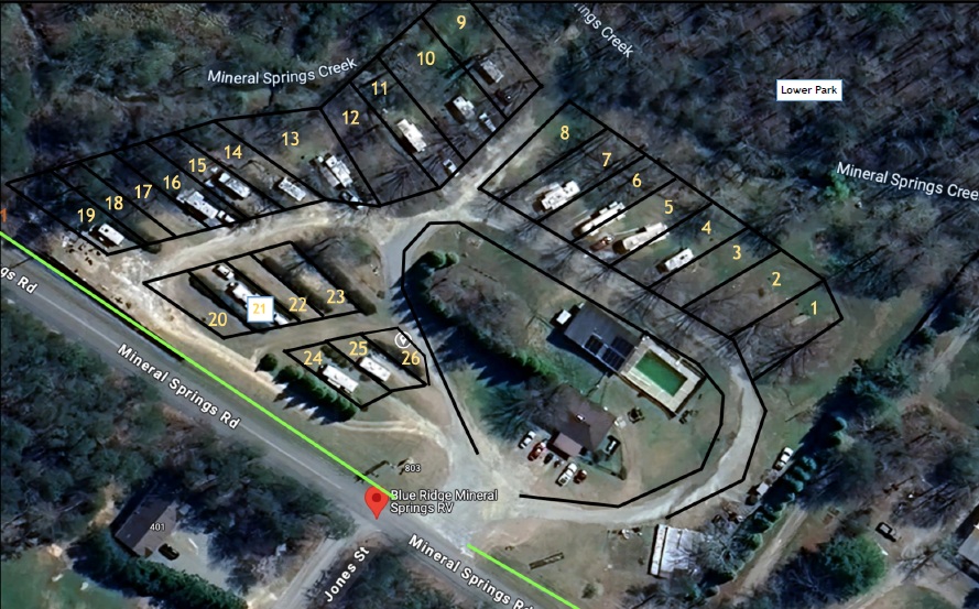 Mineral Springs RV lower lots